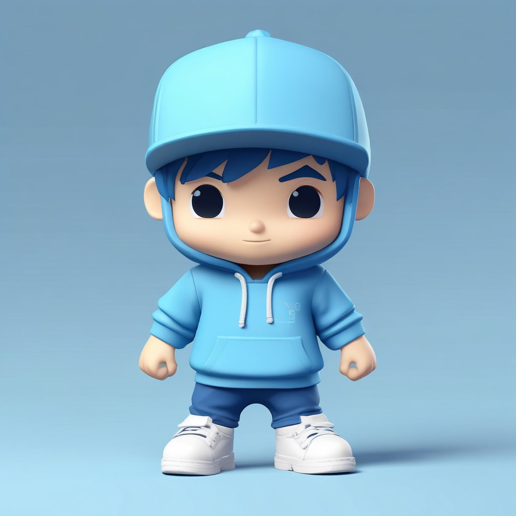 🛹帅酷Q版男生：滑板少年！街头潮流的盲盒公仔！