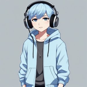 🎧帅酷卫衣Q版男生｜极简潮酷风，AI生成超清头像！