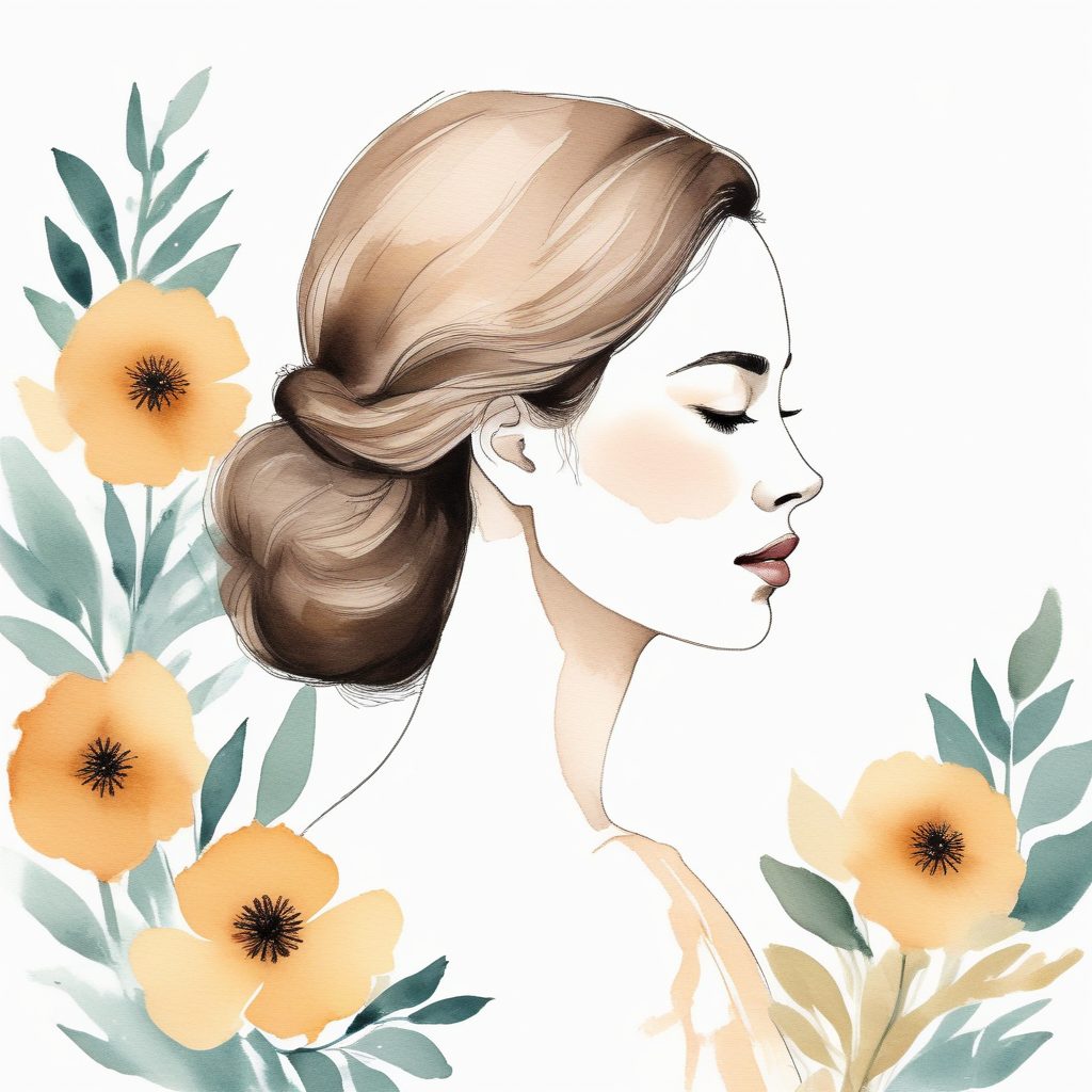 💧水彩晕染清新风！极简治愈系手绘头像Get