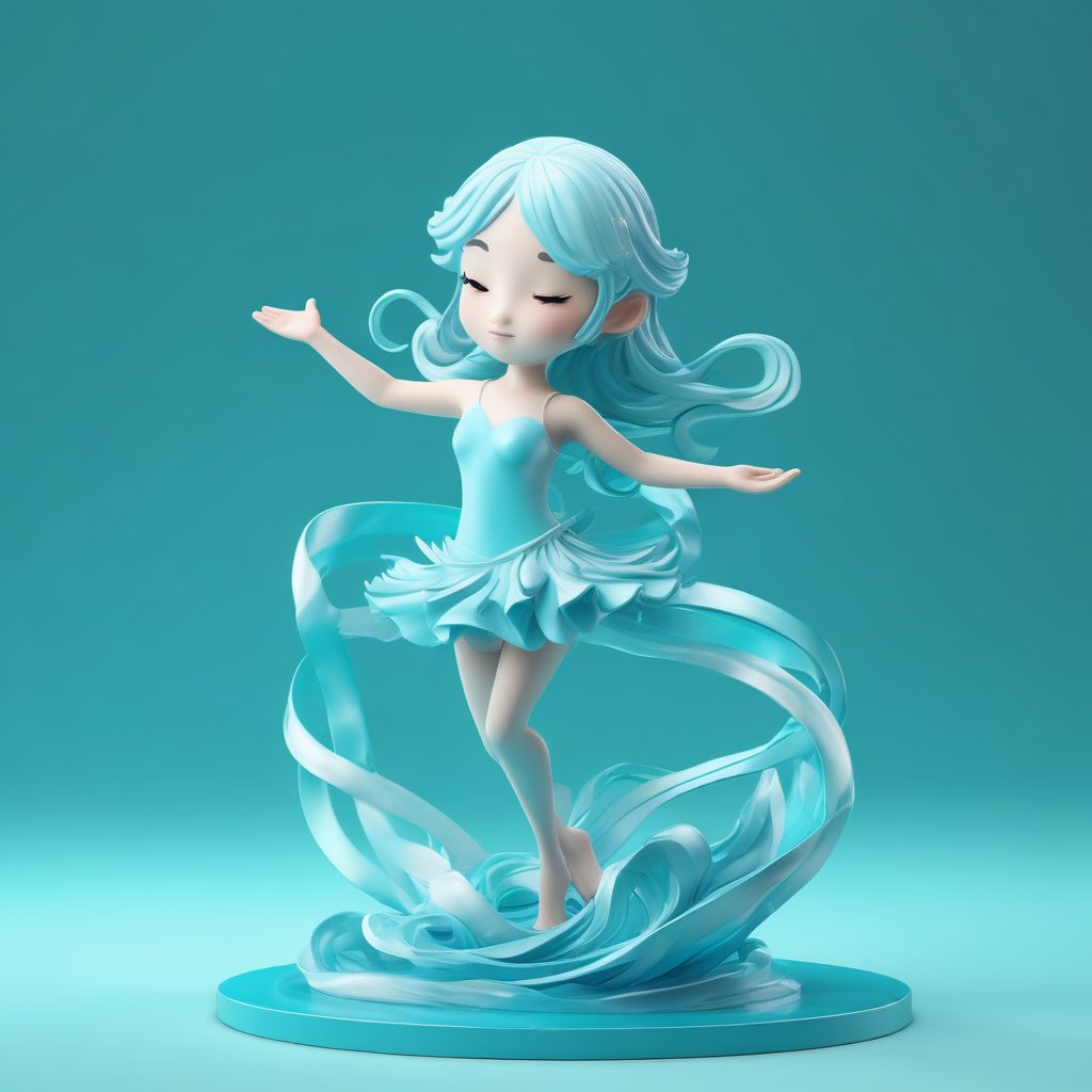 🌊水月流光！Q版敦煌水下舞者，梦幻唯美感满分！