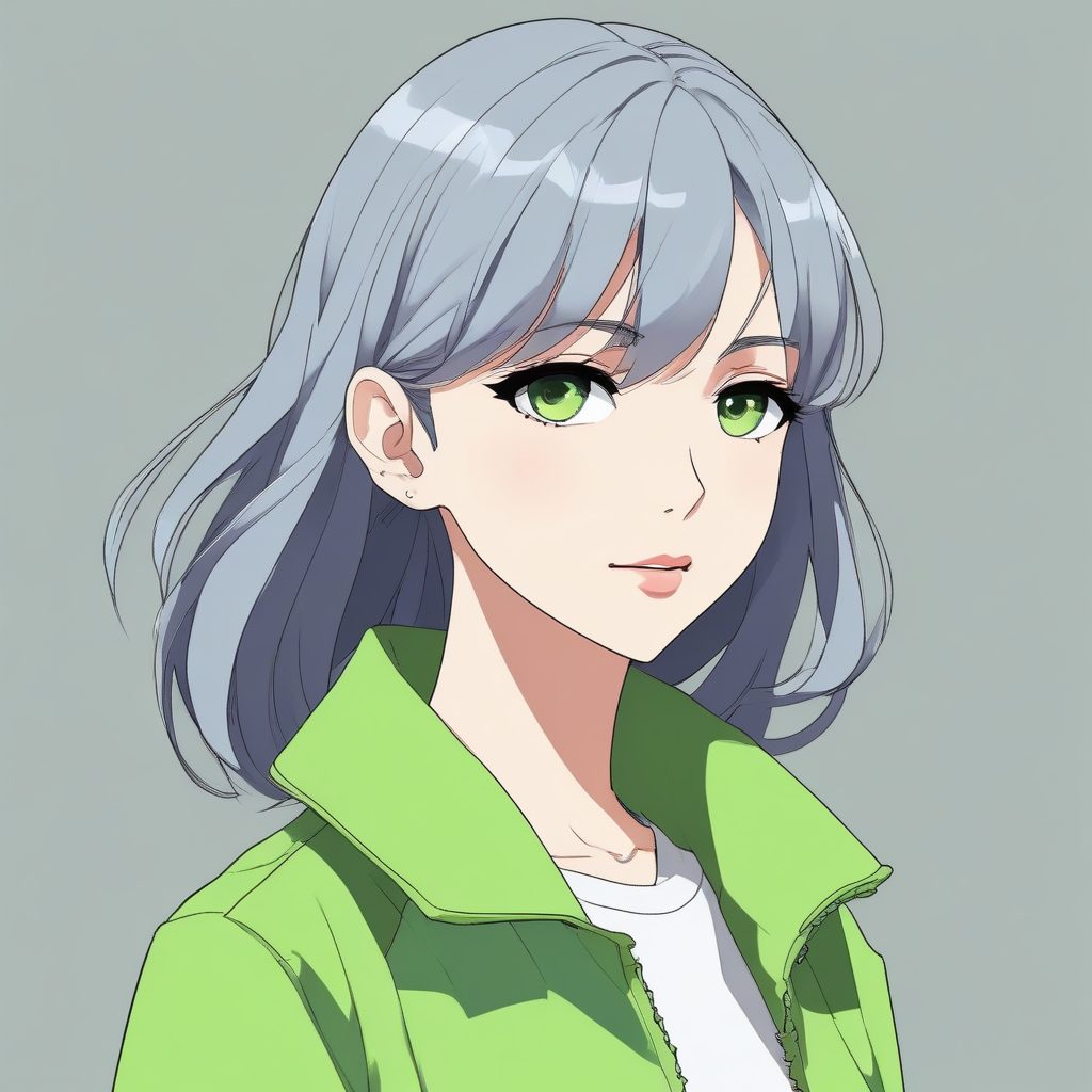 💿酸性设计感动漫肖像Prompt | 低饱和镭射光影