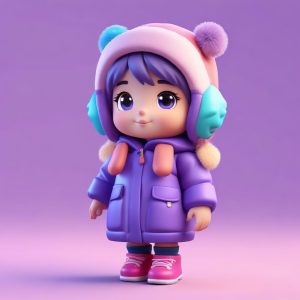 🍓 糖果系Q版！冬日时尚穿搭盲盒，全身站立，甜度爆表！