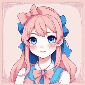 🍬甜度爆表！放大蝴蝶结：Q版女孩的可爱配饰焦点图