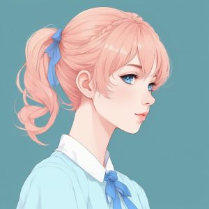 🍬甜度超标！可可爱爱的马卡龙系侧脸肖像生成公式✨