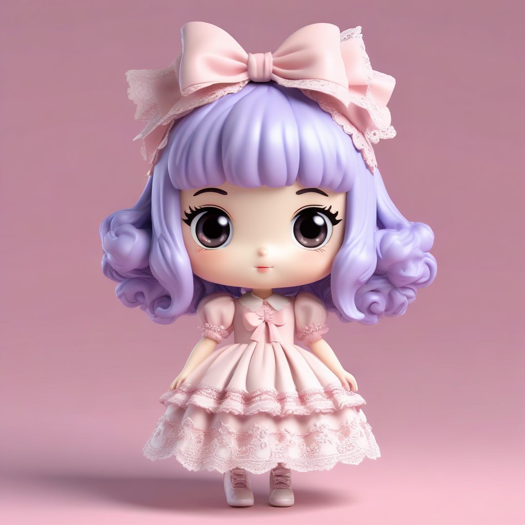 🎀甜系洛丽塔盲盒Q版！超治愈的奶油粉色系头像生成✨