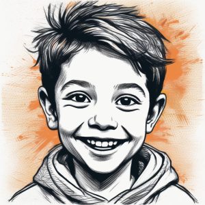 🧡童趣感爆棚！蜡笔涂鸦风手绘头像 | 极简复古风，一秒回童年！