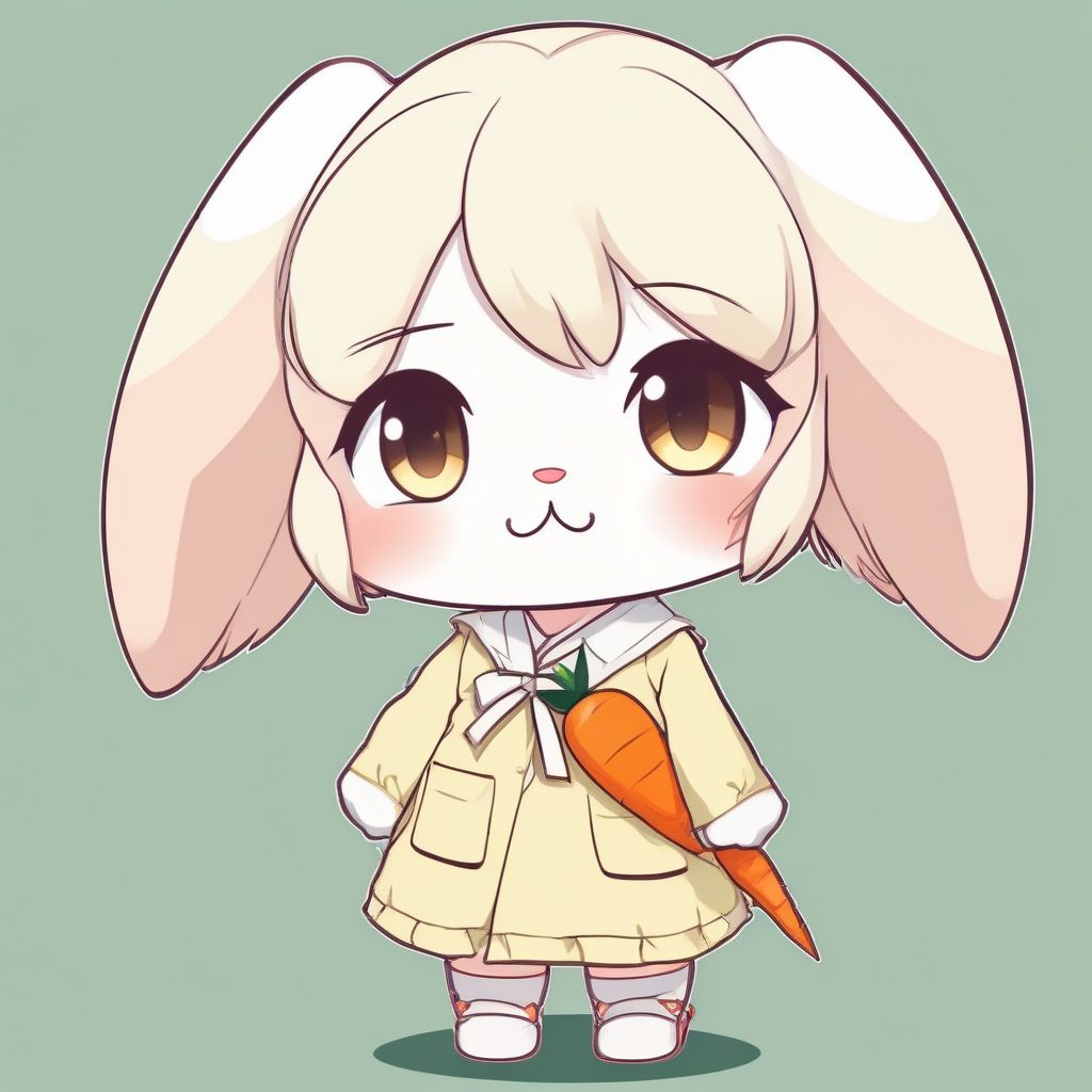 🐰兔耳娘Q版：软萌无辜感，超适合情侣/闺蜜头像！