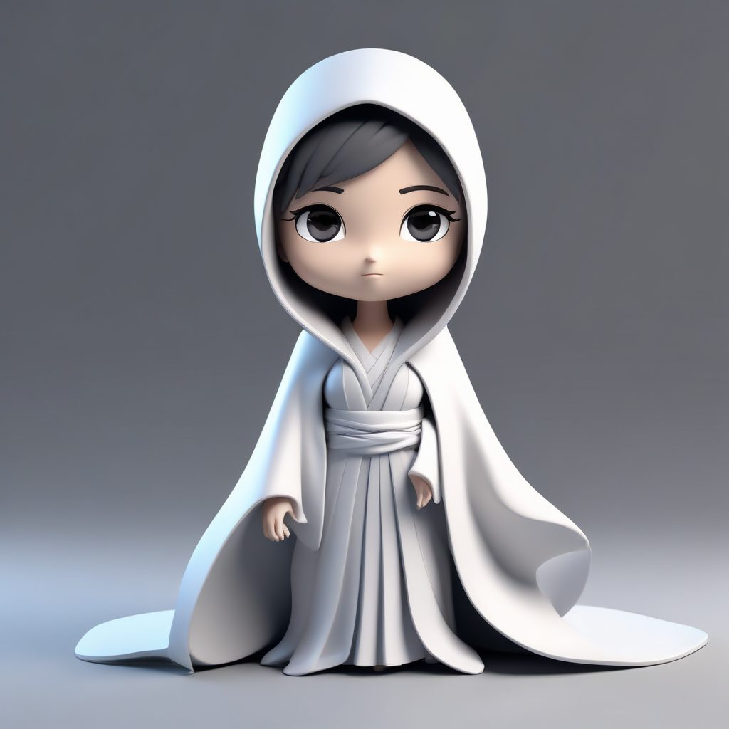 🌌未来禅意Q版：极简电子流光，高级感AI头像！