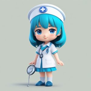 🏥温柔力量！Q版白衣天使盲盒Prompt！纯净治愈系头像生成！💖