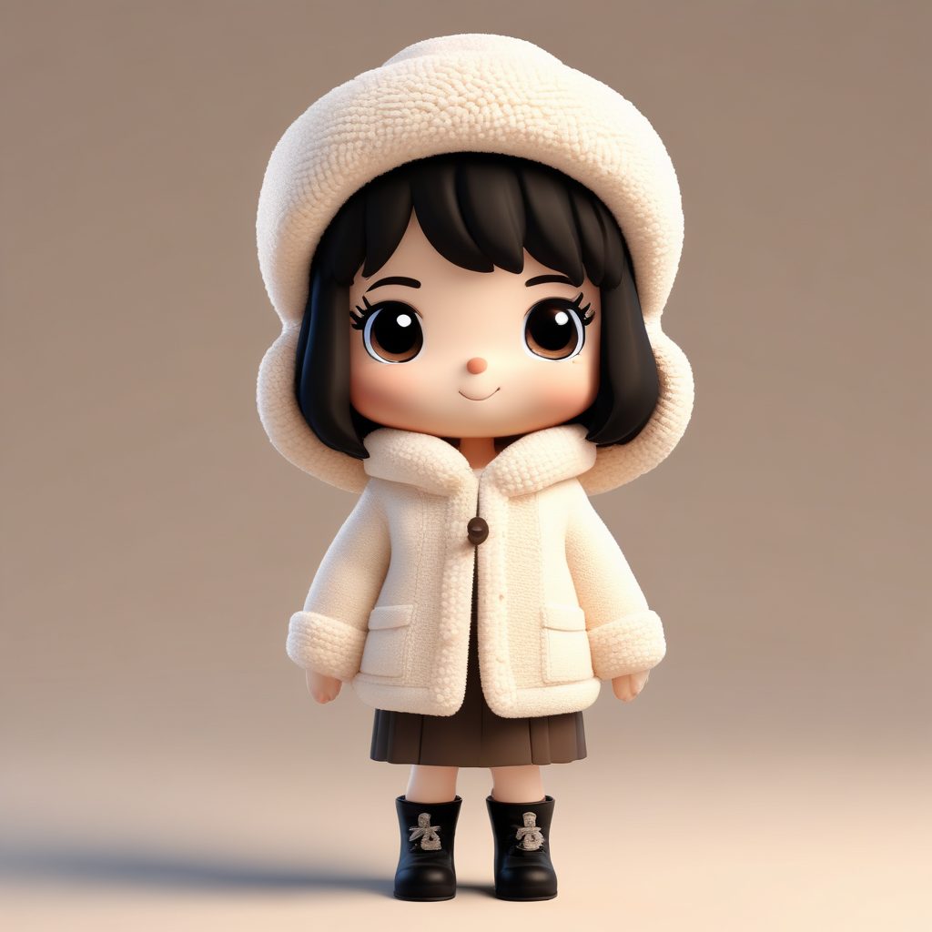 🐑温柔奶咖色系！毛茸茸Q版治愈穿搭，秋日慵懒风必备