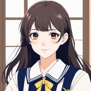 温柔学姐风🎒 | 极简学院风少女，奶油白背景治愈感爆棚
