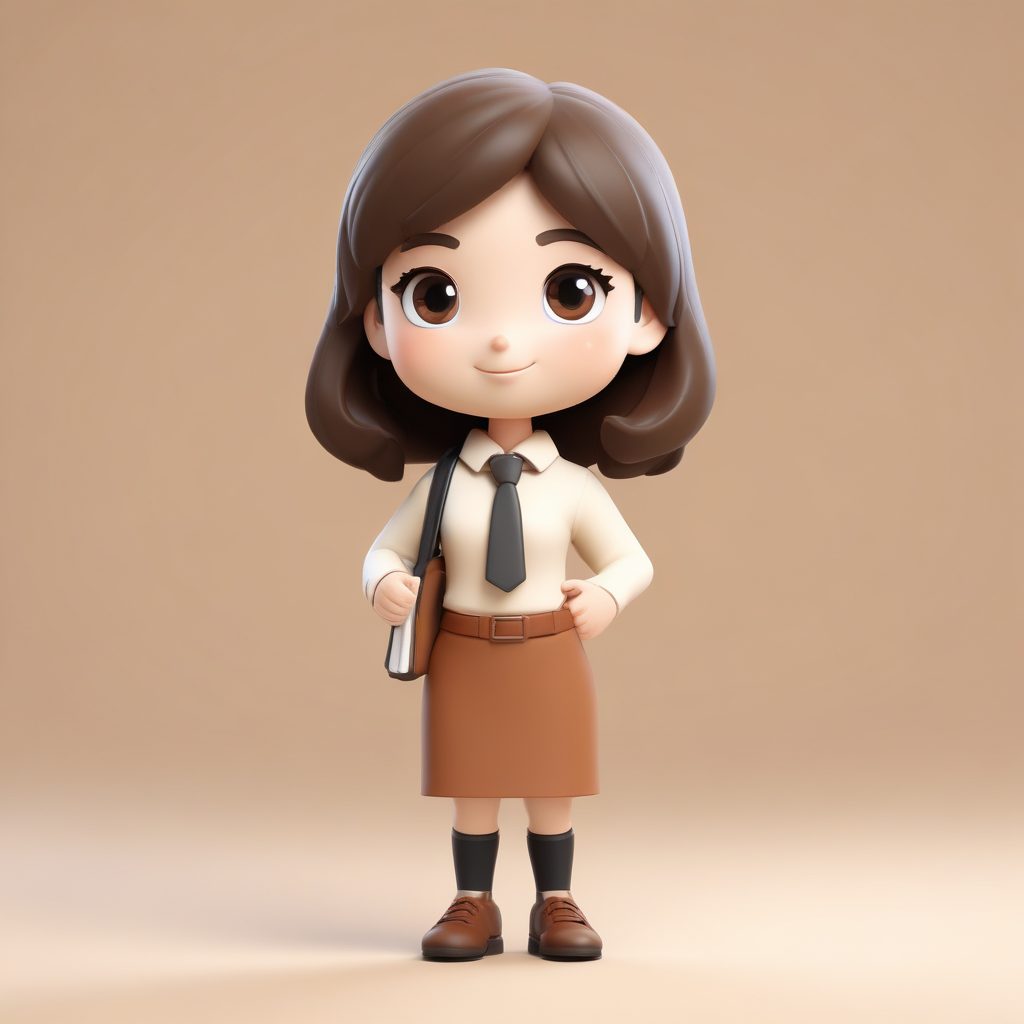 👩‍🏫温柔知性系：Q版女教师盲盒设定，专业又可爱！