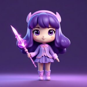 🪄我的魔法少女Q版手办！最甜酷的魔女造型！