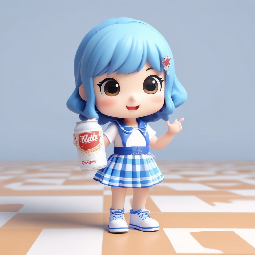 🌸夏日日系JK制服Q版：水手服与格裙的清新碰撞☀️