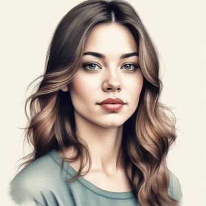 💧夏日限定！水彩晕染清新系手绘插画头像绝美！