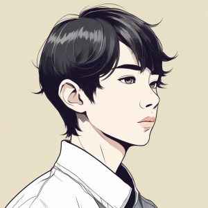 ✂️线条控必存！极简主义侧面肖像，纯净感拉满