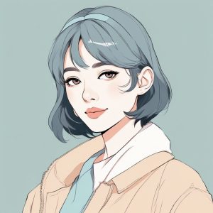 ✨线条美学！极简日系线条插画，时尚动漫少女头像分享！