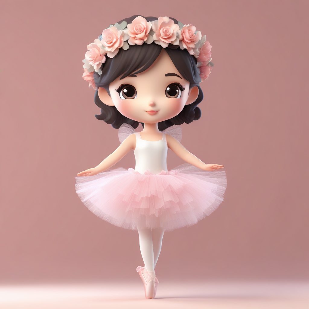 🦢小天鹅芭蕾风Q版！优雅踮脚尖全身立绘,氛围感拉满！