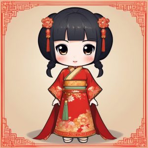 🏮新中式美学！Q版复古旗袍少女，二次元治愈系穿搭！