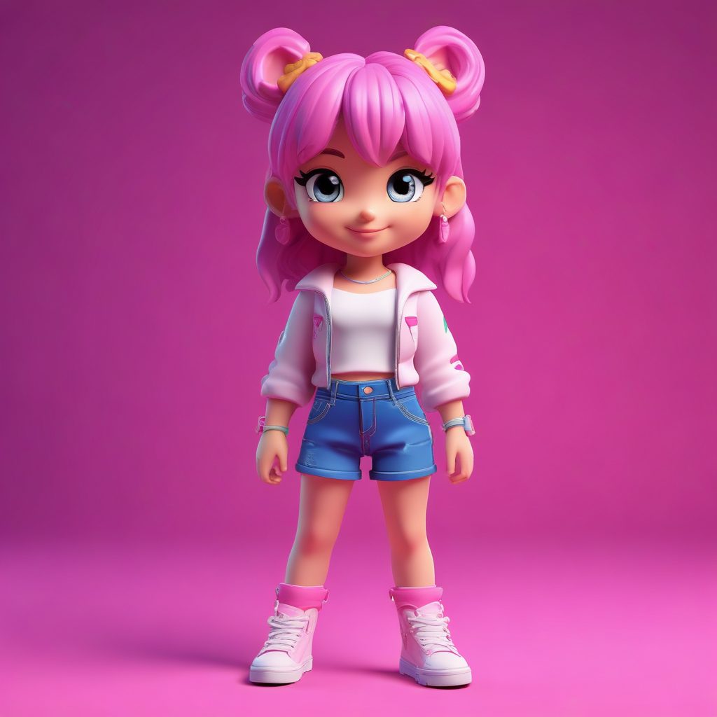 🎀Y2K辣妹风Q版！千禧年甜心比耶动作✌️（超甜！）