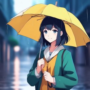 ☔️雨天撑伞的孤独感日漫肖像 | 极简动漫风格minent单独主题AEA✨