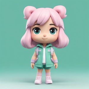 🎀元气Q版盲盒女孩！马卡龙色系治愈系头像生成秘籍✨