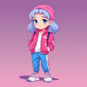 🏃♀️运动风Athleisure Chibi:活力满满的撞色穿搭模版!