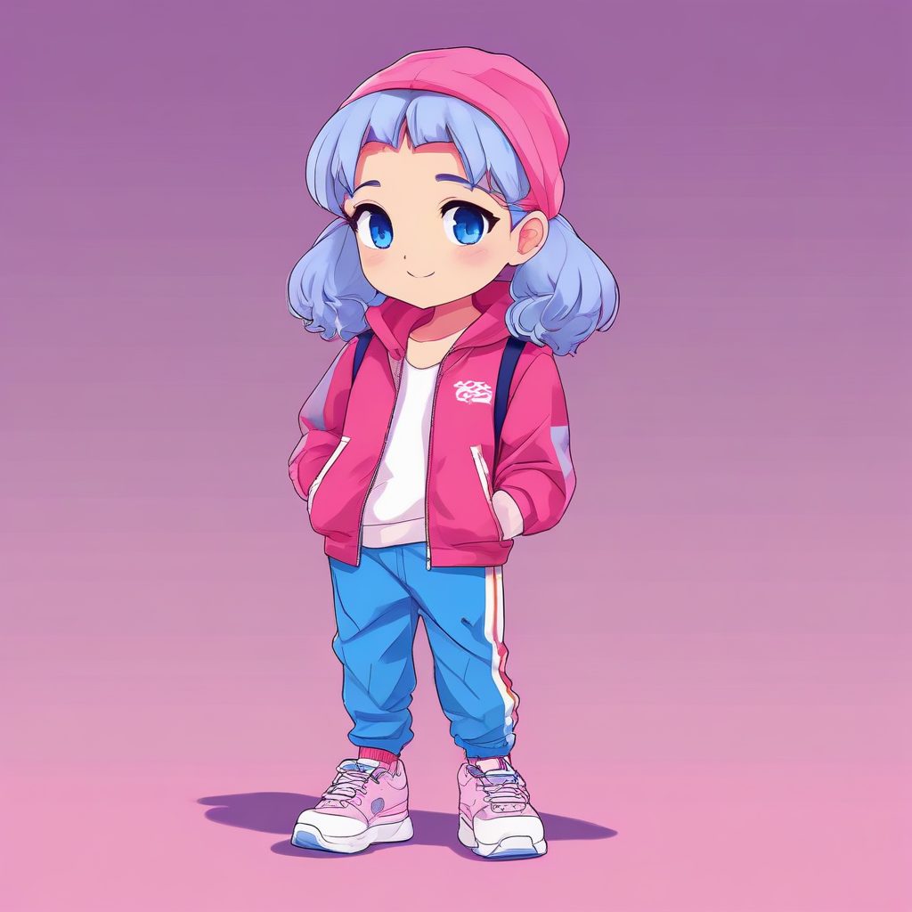 🏃‍♀️运动风Athleisure Chibi：活力满满的撞色穿搭模版！