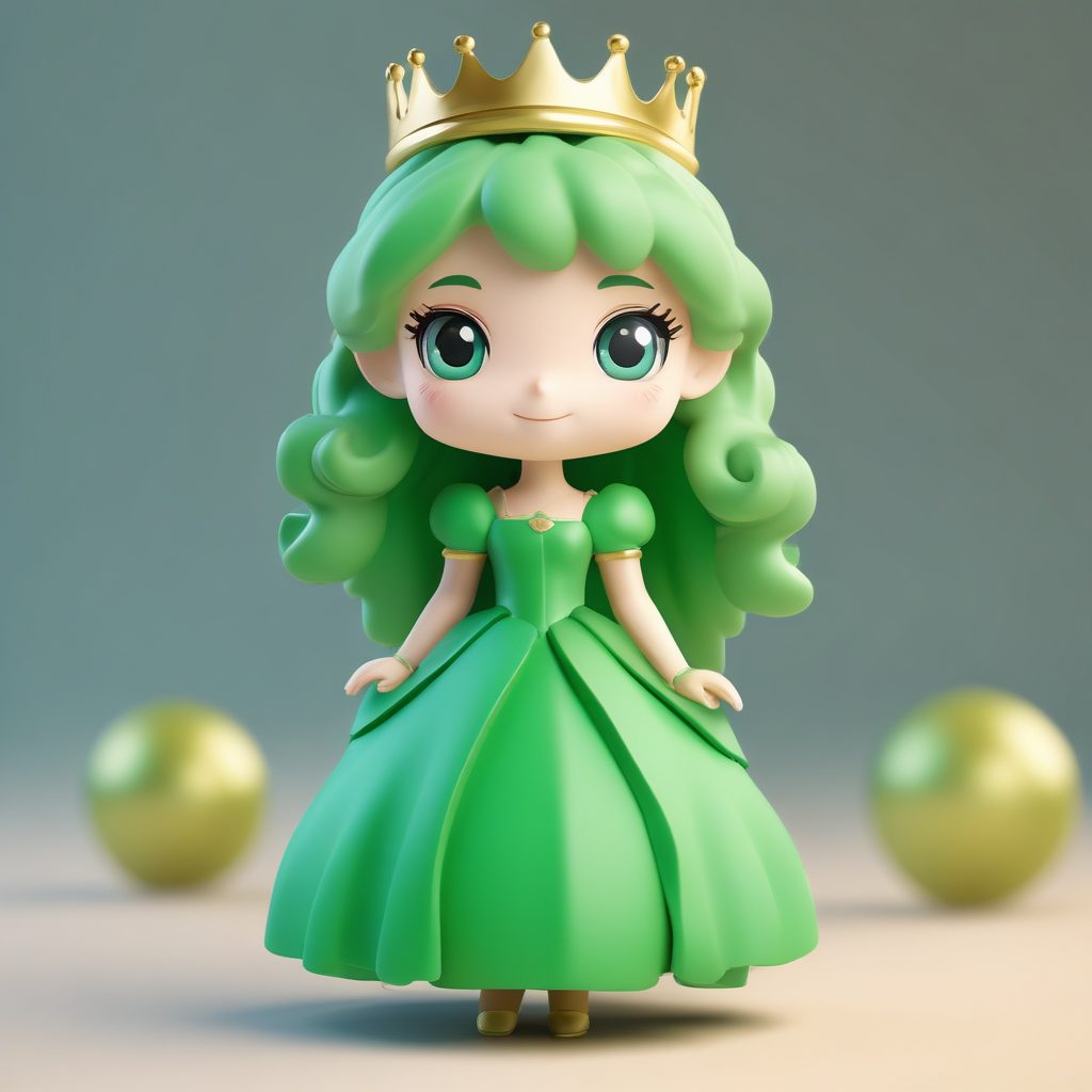 👑在逃公主Q版盲盒！迪士尼风华丽裙摆，8K头像生成！