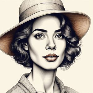 📻噪点肌理感复古风！手绘肖像的颗粒美学