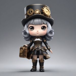 🕰️ 蒸汽朋克罗莉！齿轮与蕾丝的华丽碰撞，复古头像天花板！