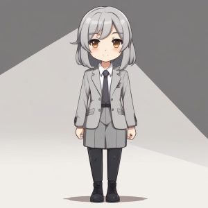 💼职场精英Q版穿搭！极简主义西装外套，高级感头像速成！