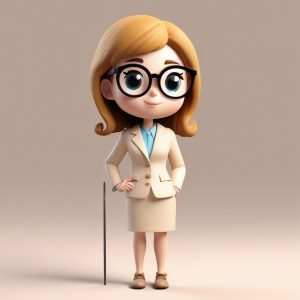 📚知性女教师Q版：老钱风静奢学院派盲盒🧸