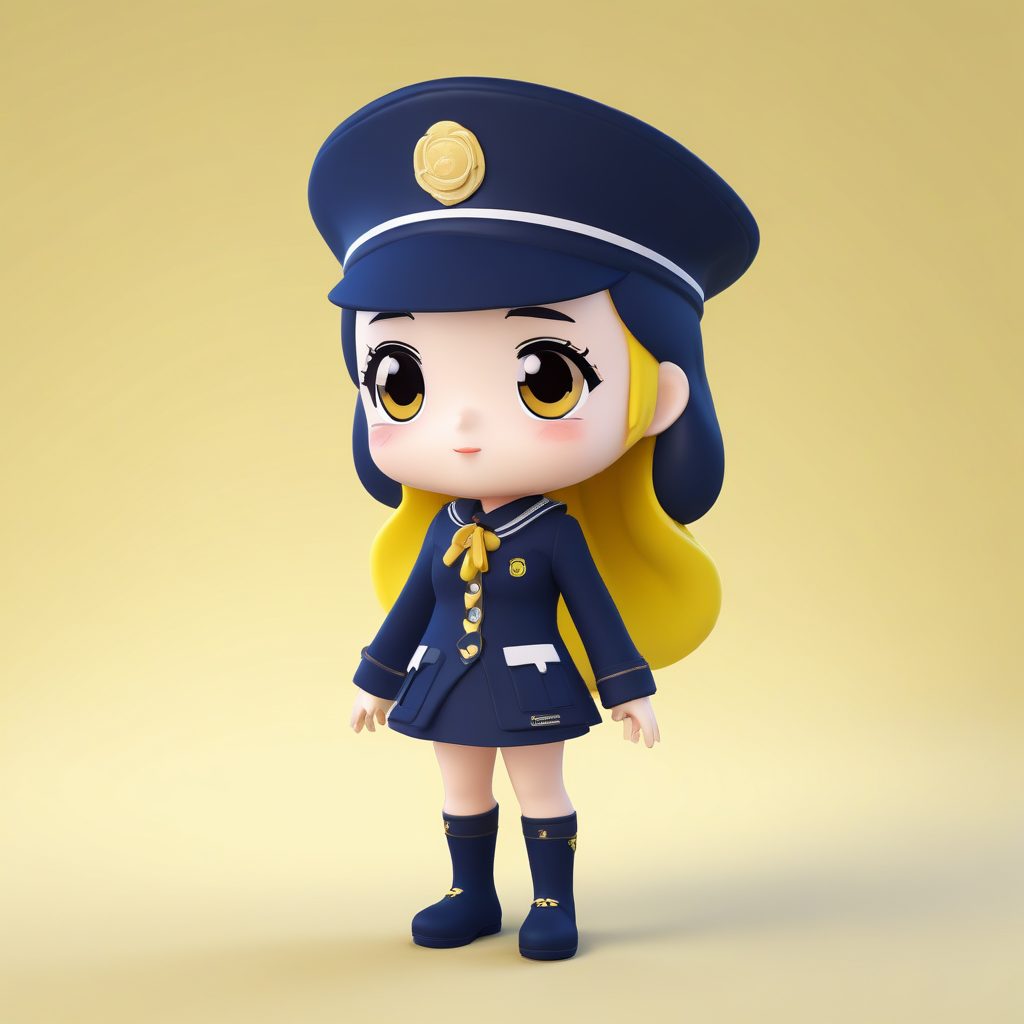 🎓治愈系JK制服Q版：元气满满的校园少女，太适合当情侣头像了！🌸