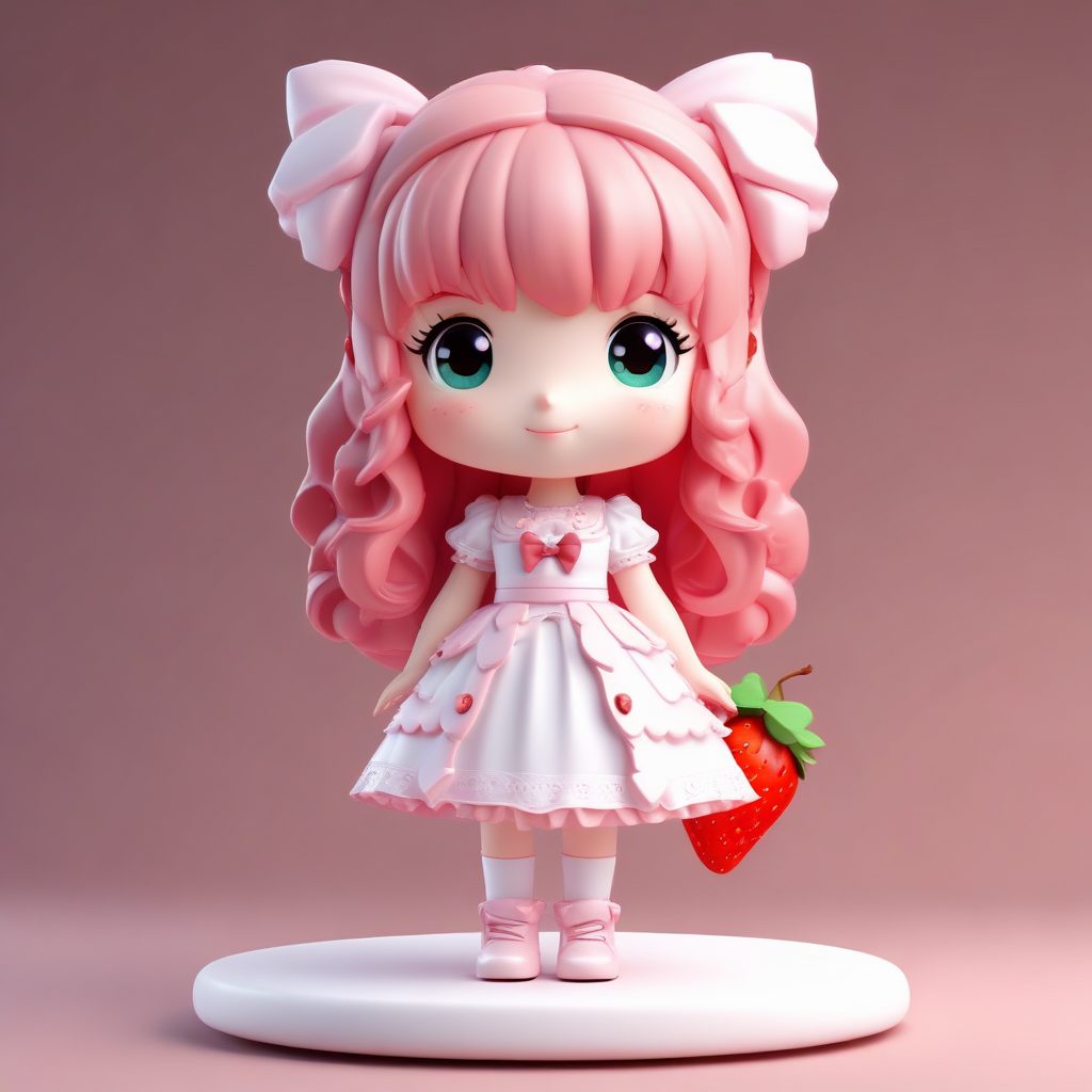 🍰治愈系盲盒Q版！奶油草莓Lolita女孩，一秒变头像！