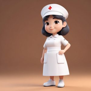 🤍治愈系Q版护士：软萌白衣天使，全身盲盒化设计，细节拉满！