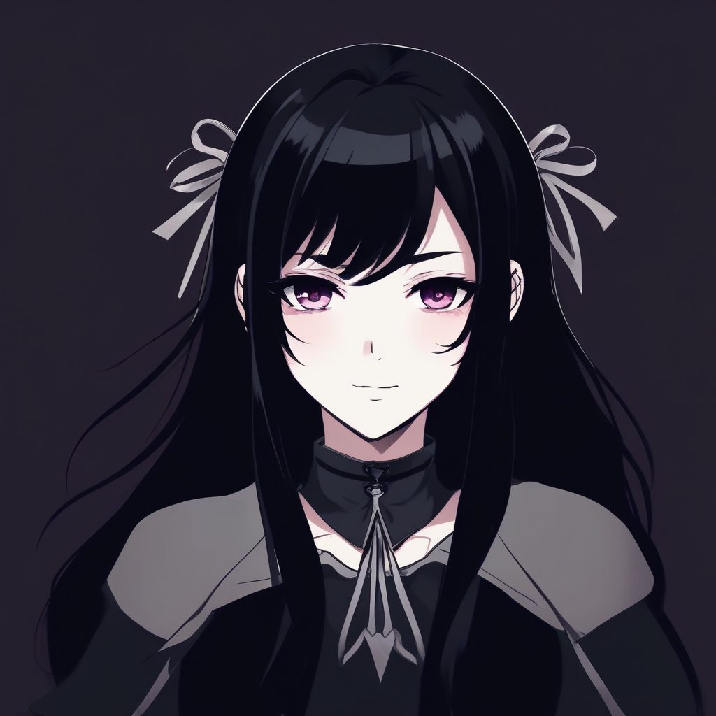 🕸️暗黑病娇美学！哥特萝莉动漫肖像头像
