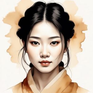 🍂 禅意之美：金秋色调的新中式极简头像