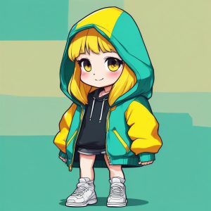 👟 潮流拽姐: 动漫二次元 Q 版街头穿搭