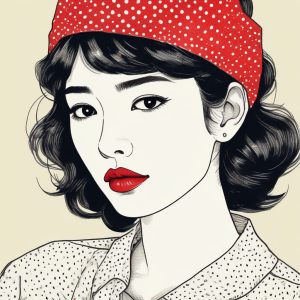 🍒复古电影感！韩系摩登优雅头像