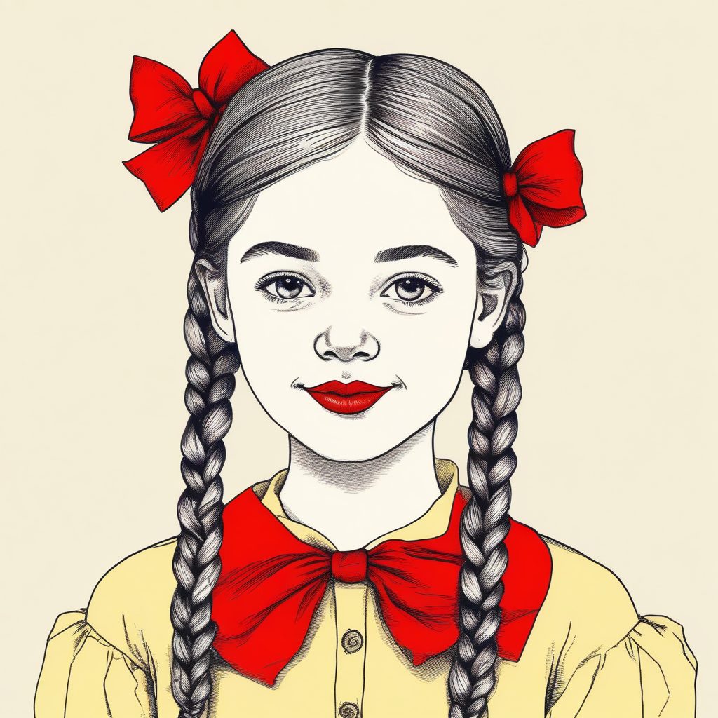 🌳 宫崎骏式的治愈：森林系麻花辫女孩，给心灵放个假