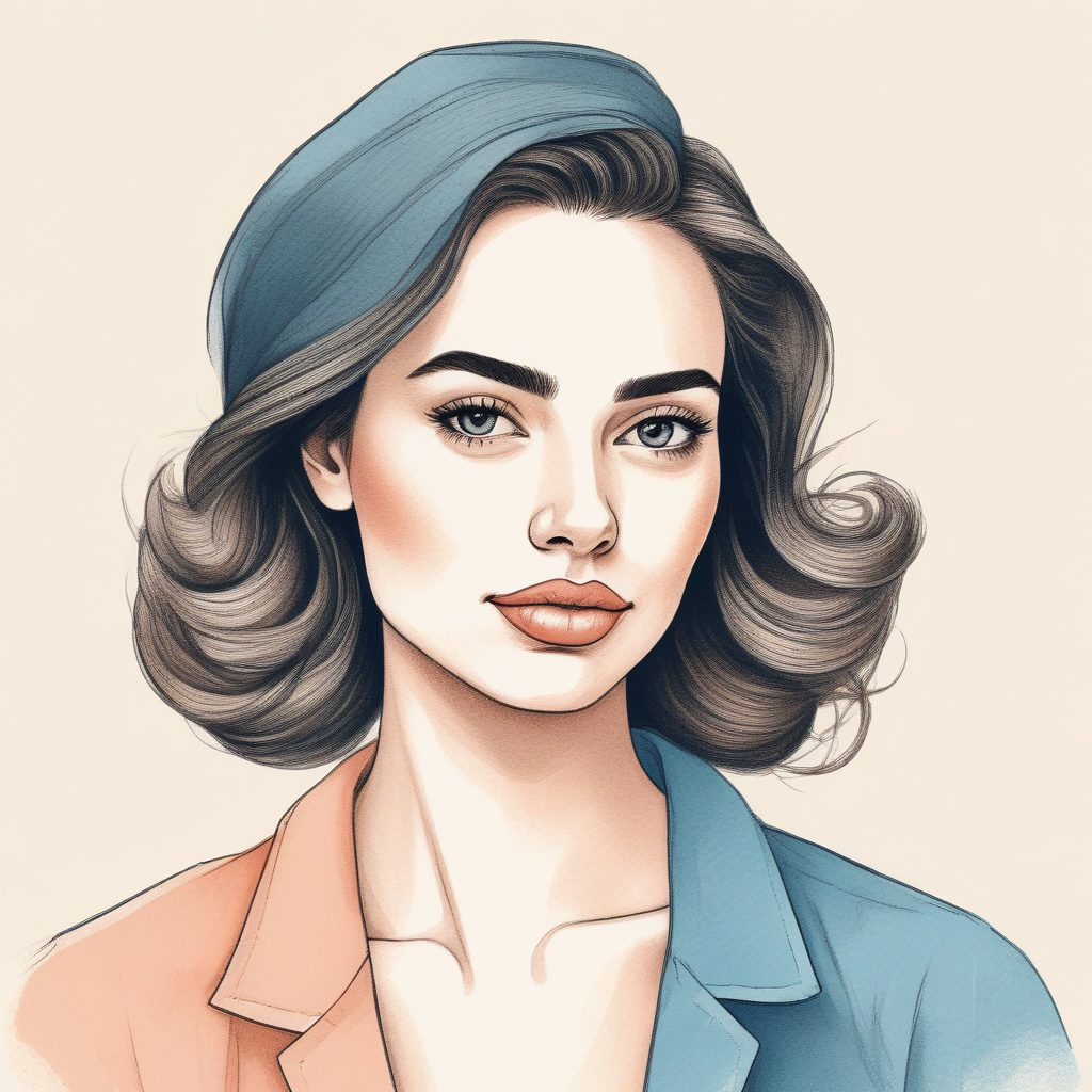 🎨 韩系 ins 风简笔画头像：越简单越高级的极简线条美学