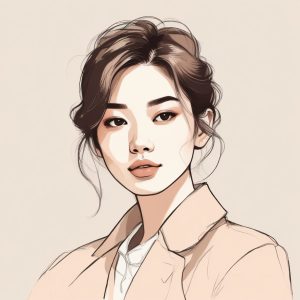 韩系极简时尚：慵懒松弛感插画，ins风女孩的首选