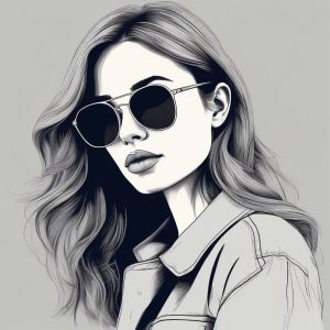 🕶️韩系时尚少女: 极简线条下的高冷气质