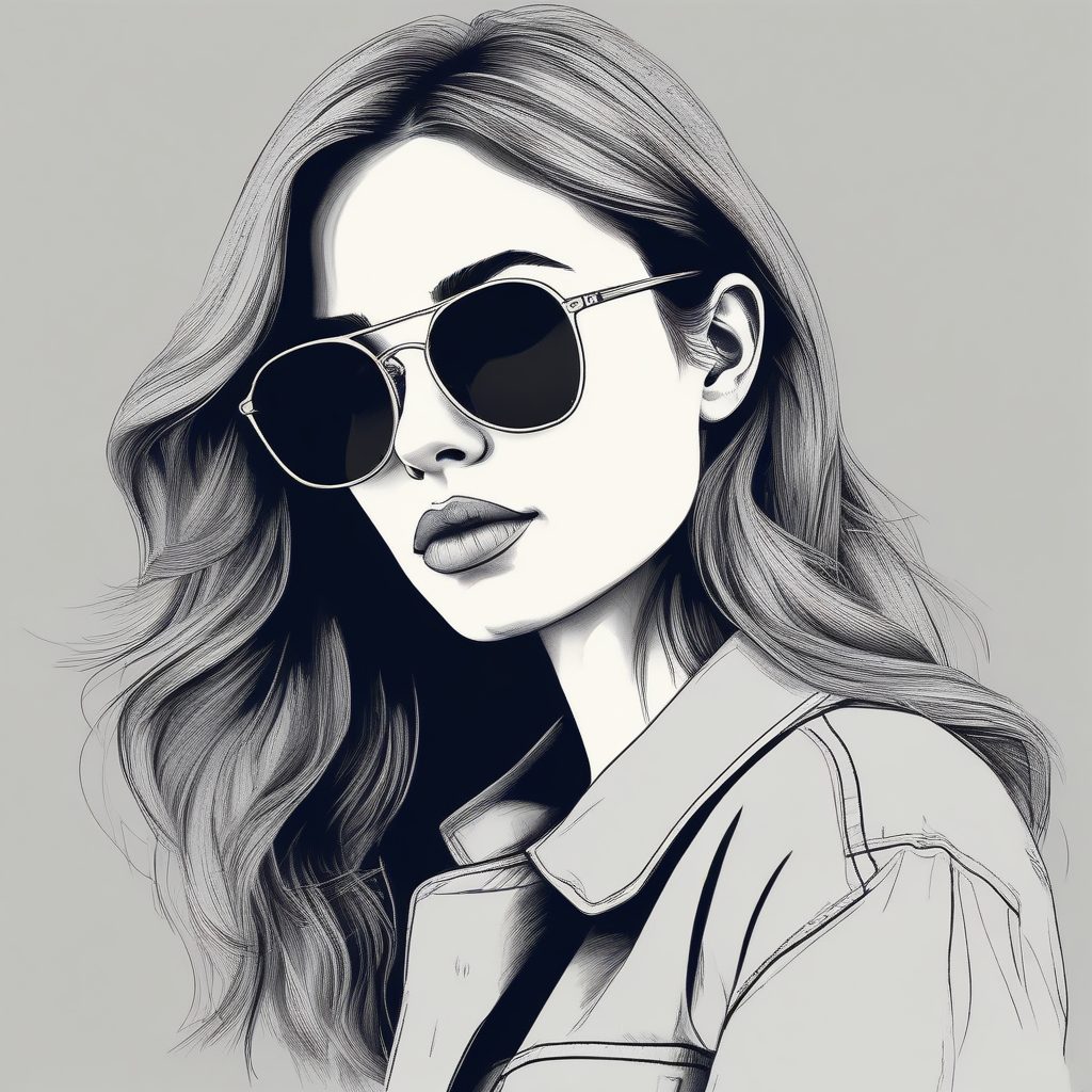 🕶️韩系时尚少女: 极简线条下的高冷气质