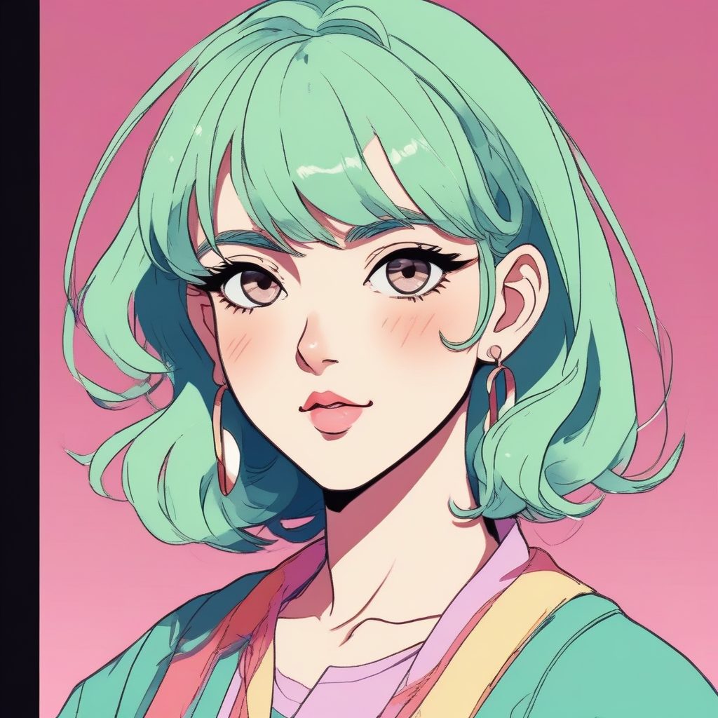 📺怀旧90年代：复古赛璐璐高饱和头像