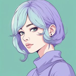 🍦极简奶油色!干净到极致的动漫少女头像