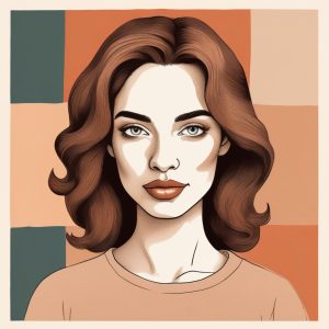 🖼 极简色块拼接头像：艺术感拉满的手绘插画风