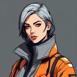 🔋 机能感少女头像，极简主义的硬核浪漫