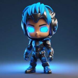 ⚡ 机械觉醒: 赛博朋克 3D 极简 Q 版正太